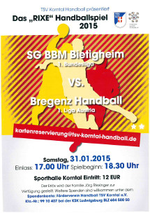Das Rixe Handballspiel - unterstützt vom Autohaus Holzer