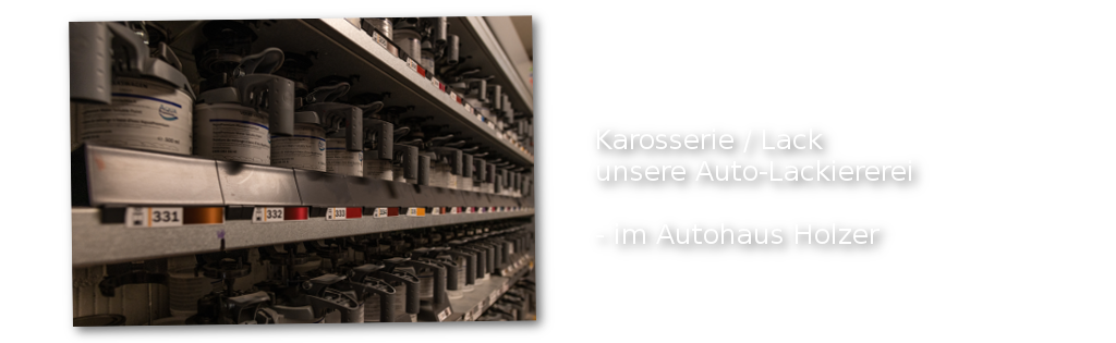 Autolackiererei im Autohaus Holzer, Stuttgart-Korntal